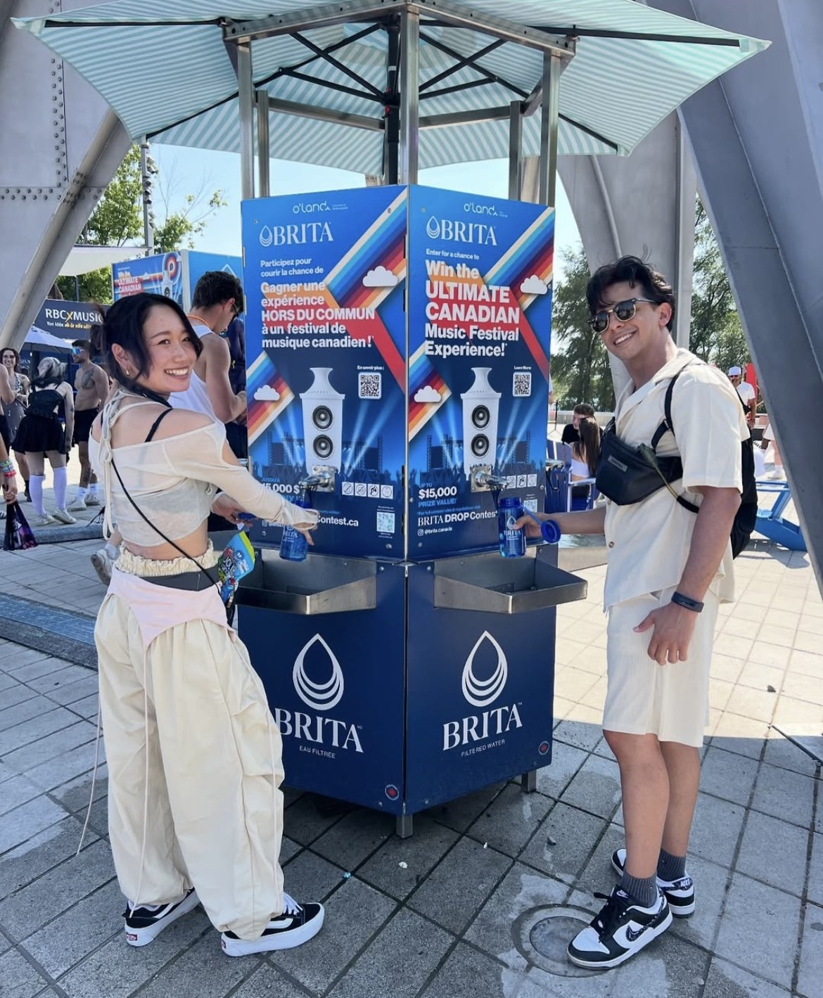 Fan centric design at festival