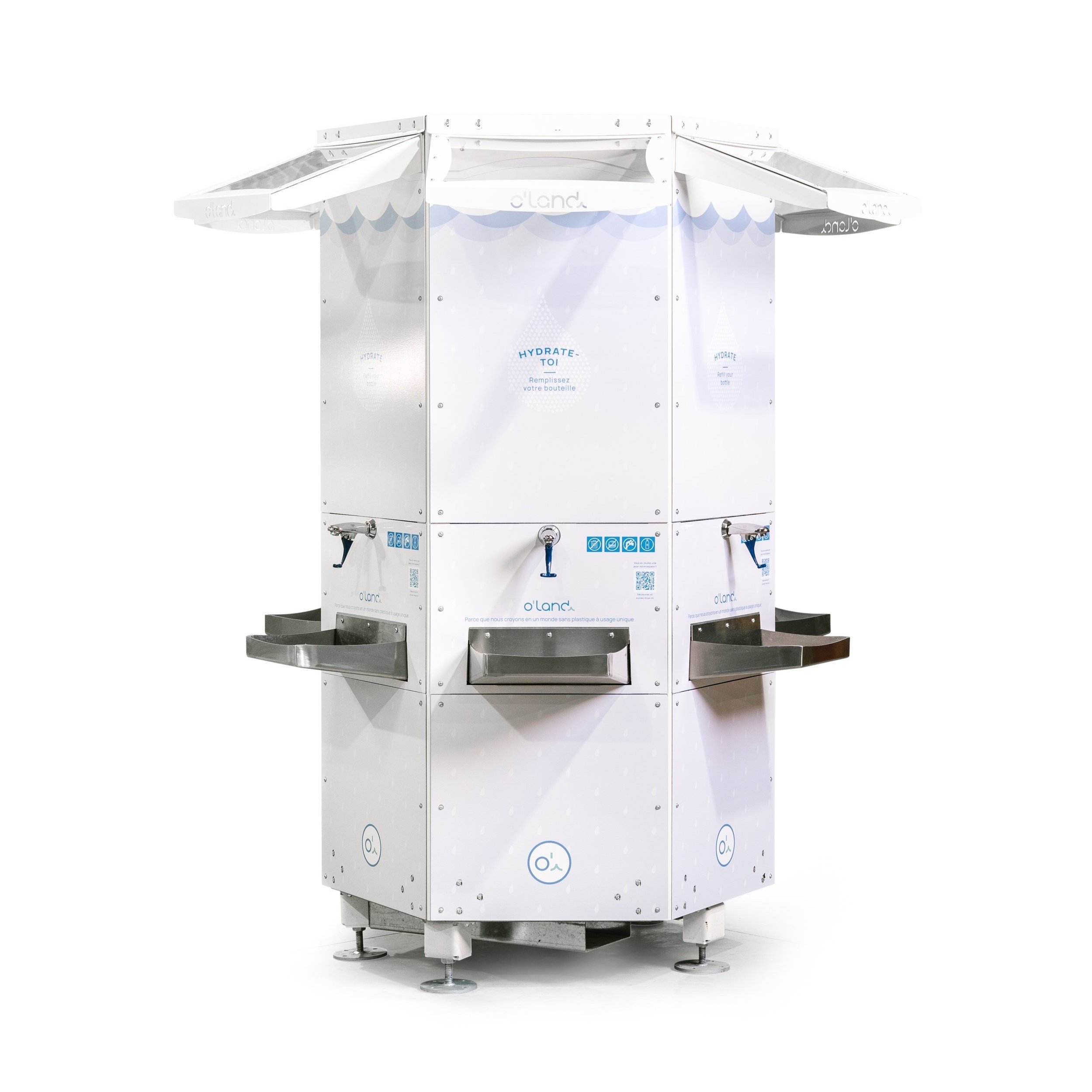 Standard 6-tap O'land water filling station